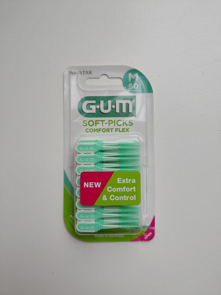 GUM Soft-Picks Comfort Flex de Sunstar, taille M (Medium), Bijoux, Sacs & Beauté, Enlèvement ou Envoi, Neuf, Autres types