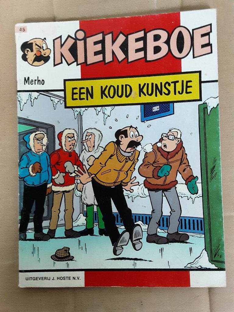 Kiekeboe nr. 45 “Een koud kunstje”., Livres, Une BD, Enlèvement ou Envoi, Comme neuf, Merho