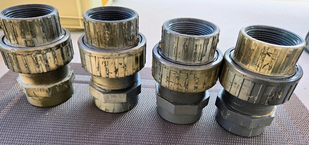 4 Stuks Verbindings Koppeling Ø50 MM !, Jardin & Terrasse, Accessoires de piscine, Enlèvement ou Envoi, Utilisé