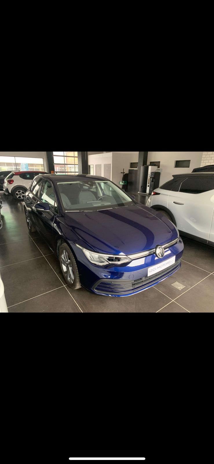 VW golf 8 1.5 Etsi bwj 2022/ 18500 km…, Auto's, Stof, 1498 cc, Euro 6, Blauw