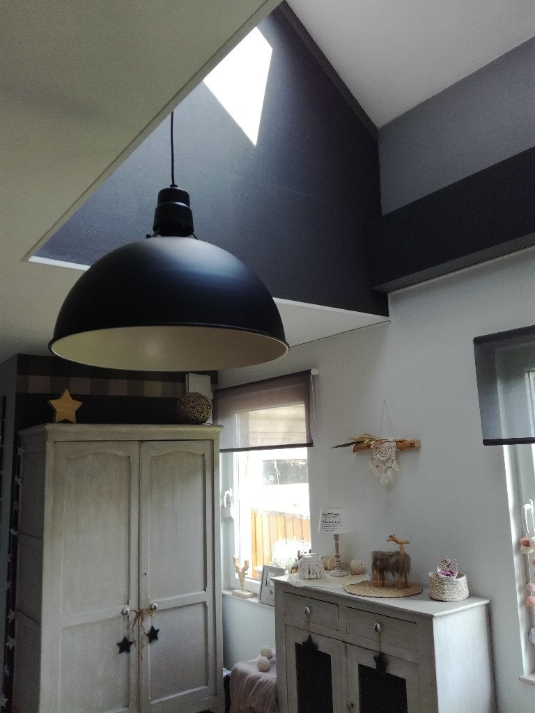 LUMINAIRE STYLE INDUSTRIEL NOIR ! A SAISIR, Enlèvement ou Envoi, Neuf, Métal, Industriel