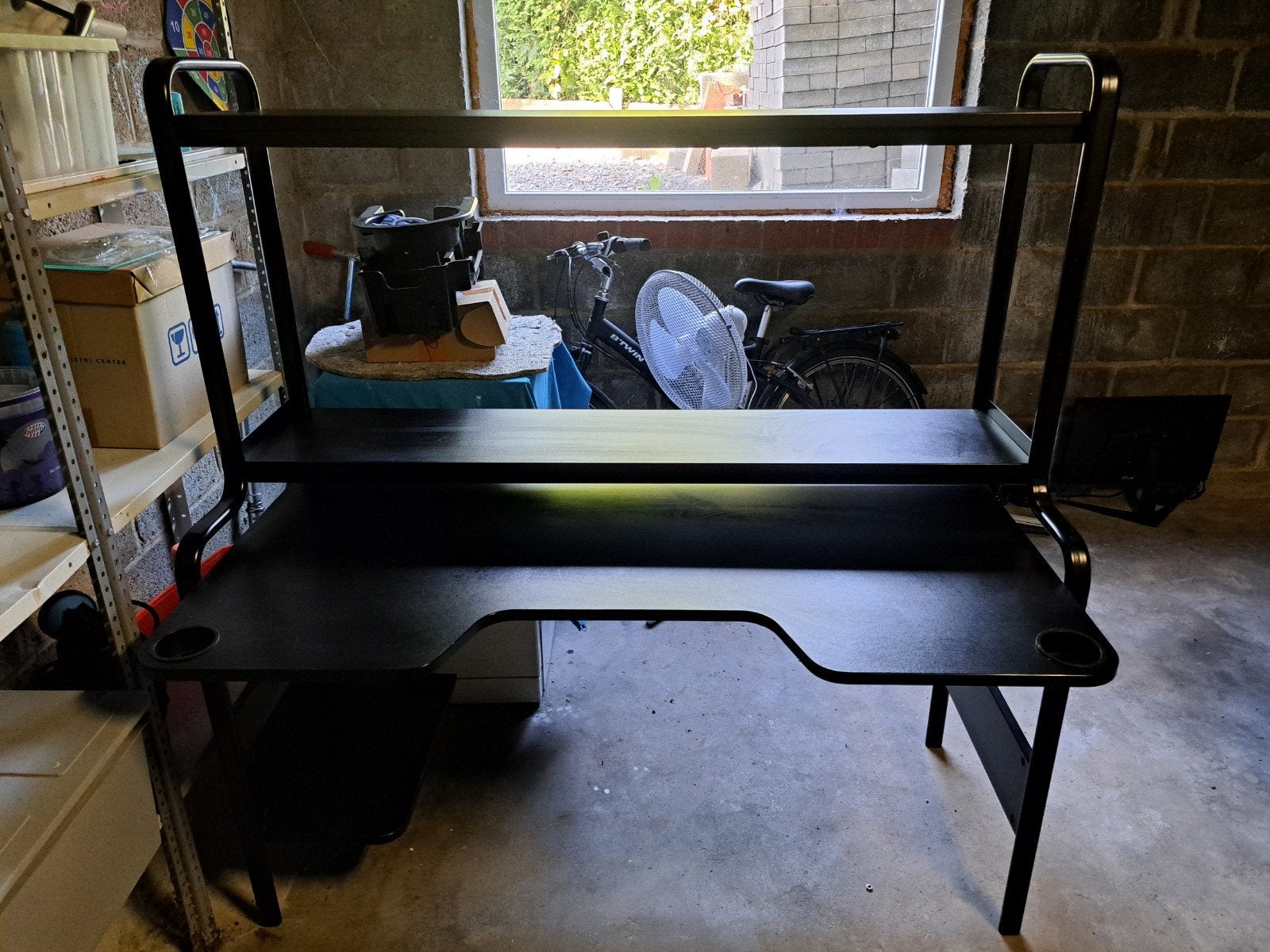 Bureau gamer ikea, 120 à 170 cm, Enlèvement, Utilisé, 120 à 170 cm