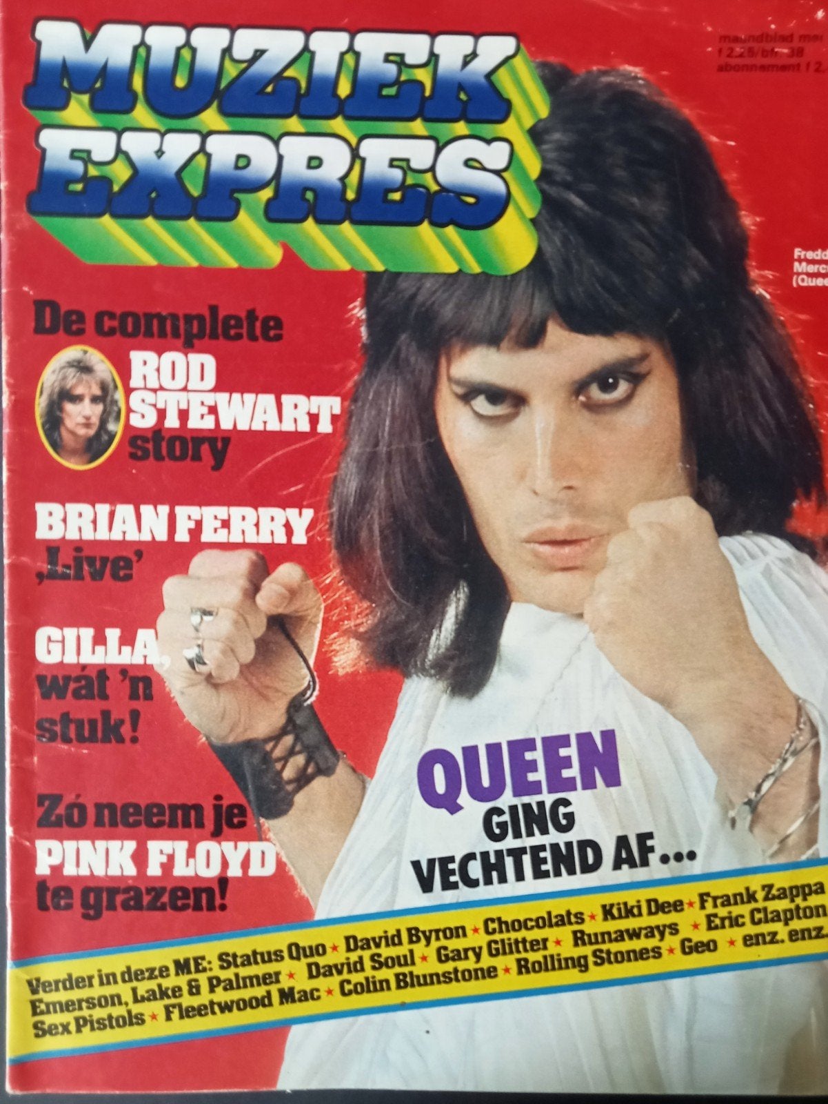 Queen Magazine Dutch 1977 Music Expresss, CD & DVD, Enlèvement ou Envoi