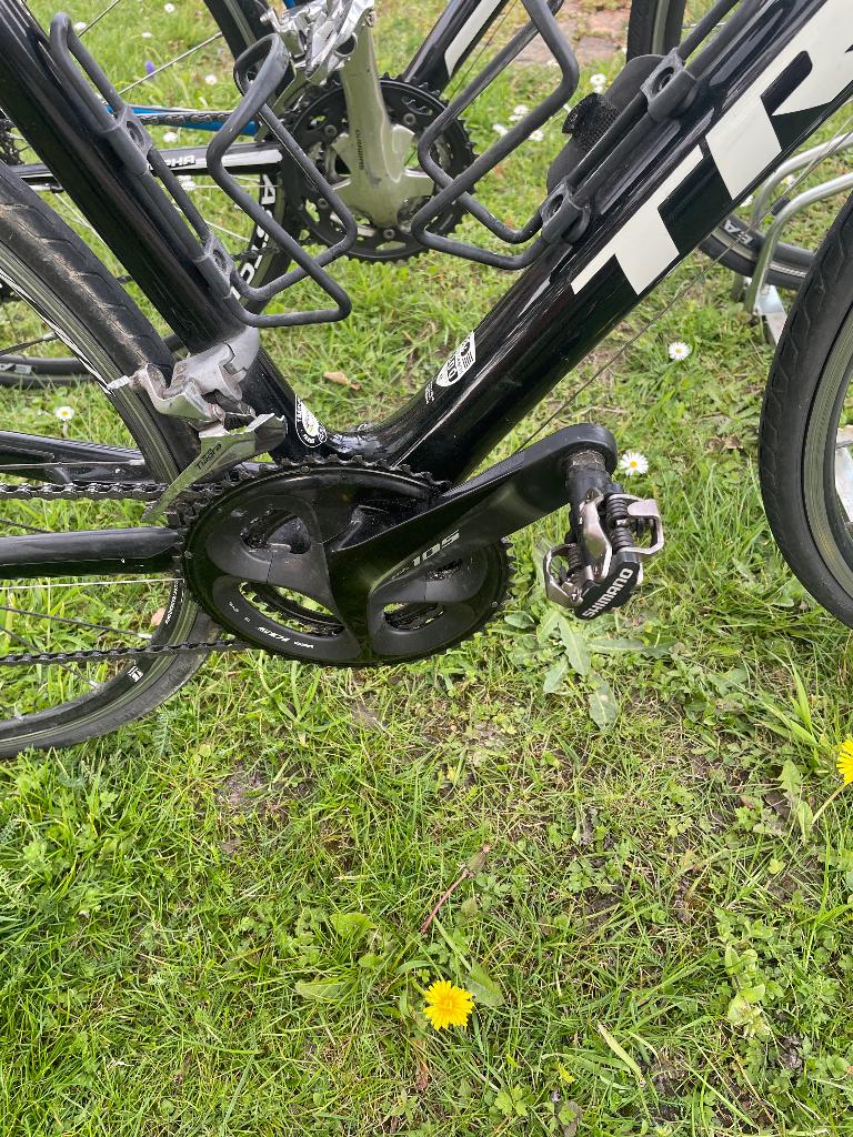 Zwarte Carbon trek, Fietsen en Brommers, Fietsen | Racefietsen, Gebruikt, Carbon, Heren, 57 tot 61 cm