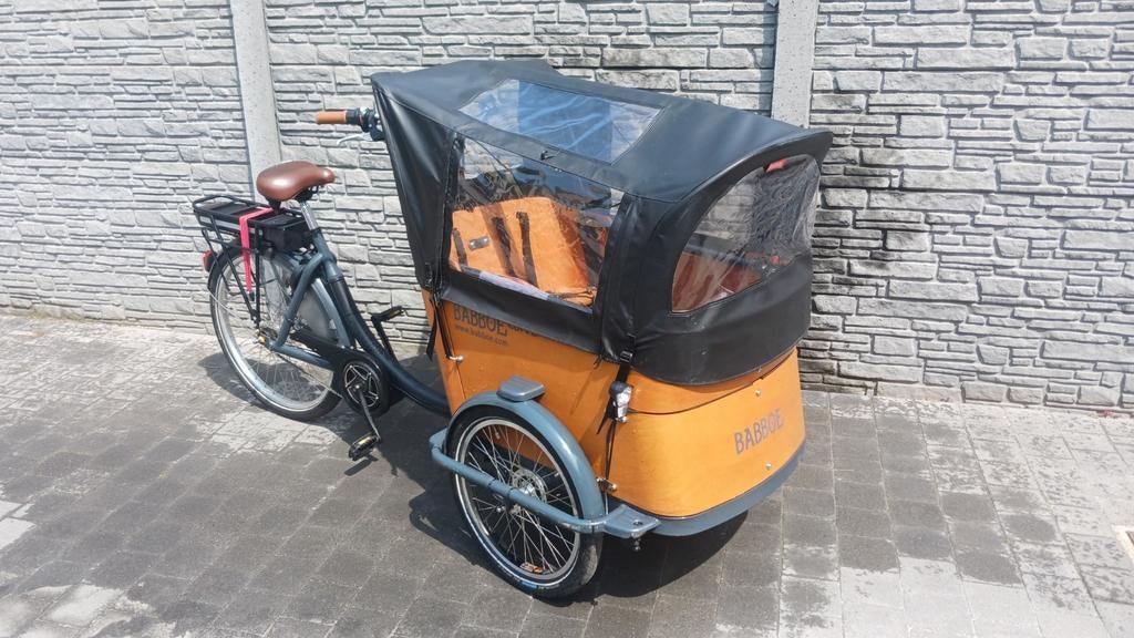 Babboe curve met nieuwe 720wh batterij, 4 kinderen of meer, Gebruikt, Huif, Ophalen