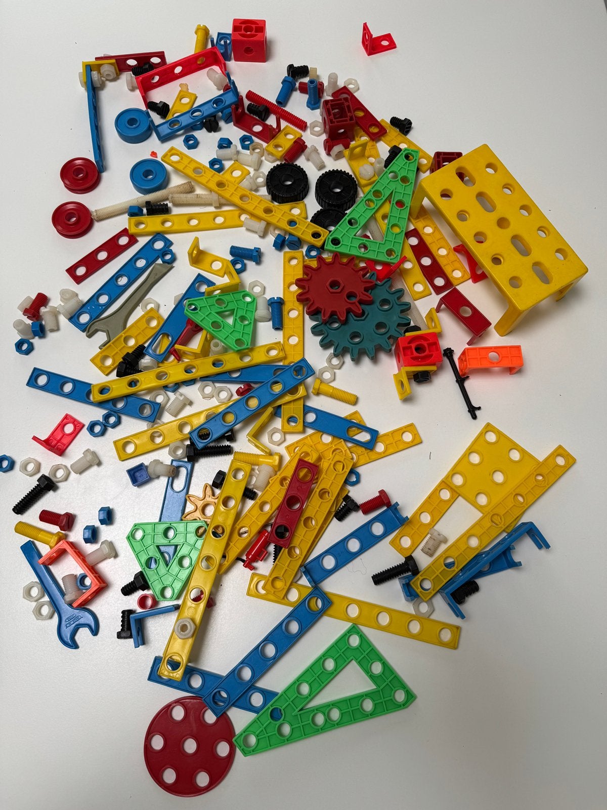 Doos mecano, Ophalen, Gebruikt