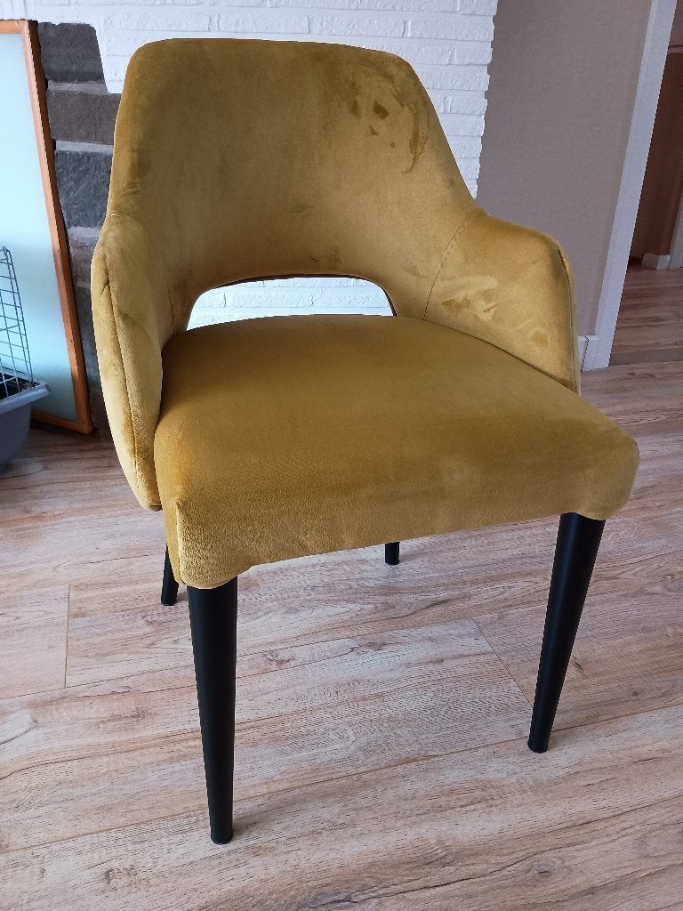 Eetkamerstoel, Maison & Meubles, Chaises, Autres couleurs, Bois, Comme neuf, Enlèvement