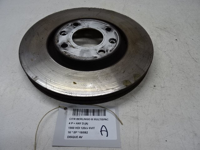FREIN DISQUE AVANT Citroën Berlingo Cinqspace, Multispace, Citroën, Mevr. I. Hauben, Utilisé, Rue de l'Espoir 34 34
4030  GRIVEGNÉE, BE
