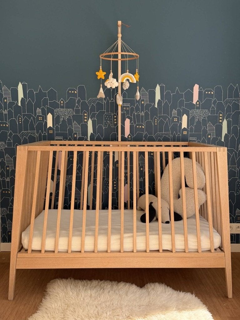 Prachtige babykamer (eik) van Leander Linea, Ophalen, Gebruikt, Jongetje of Meisje