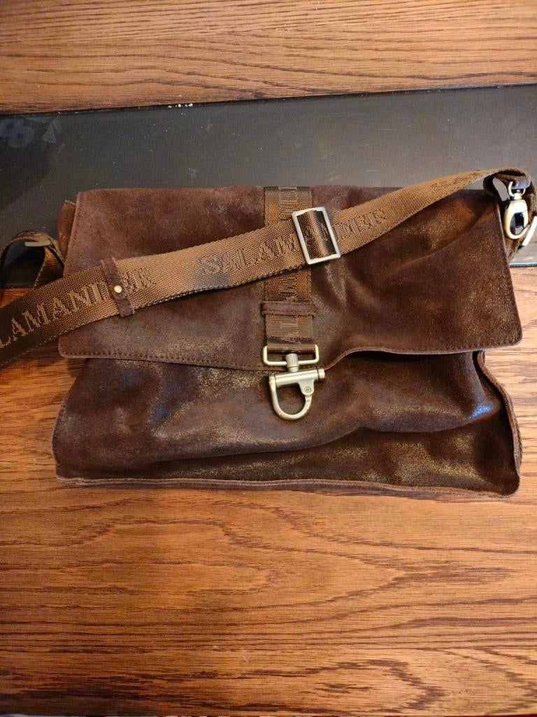 Sac ( cartable) en bandoulière, Ophalen of Verzenden, Bruin