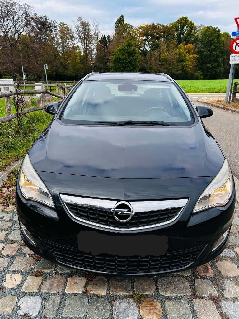 Opel, Voorwielaandrijving, Leder en Stof, Zwart, Particulier