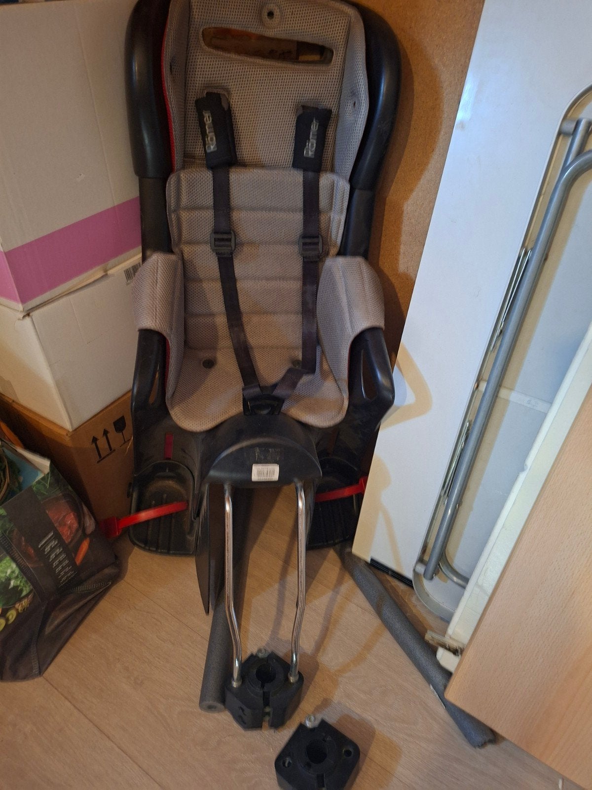 Fietszitje, makkelijk afneembaar, Ophalen
