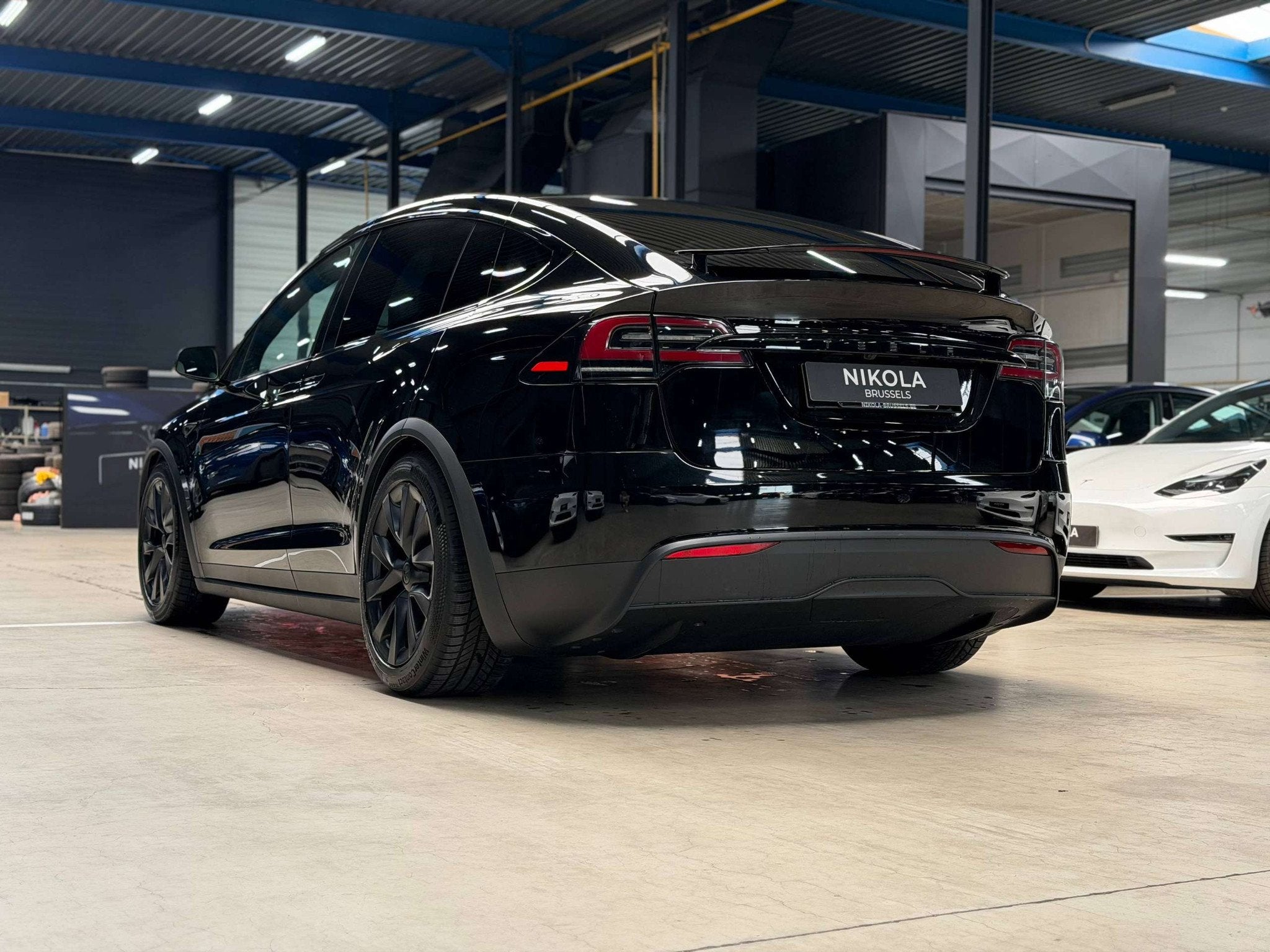 Tesla Model X PREMIUM - LONG RANGE -ALL WHEEL DRIVE - HARDWA, Autos, Cuir, Model X, 7 places, 678 ch