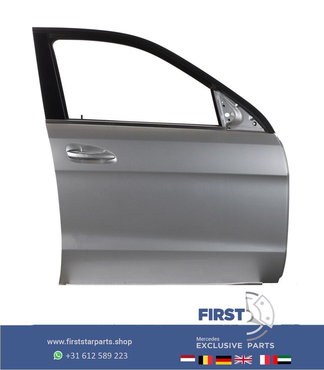 W166 X166 DEUR PORTIER RECHTSVOOR COMPLEET Mercedes ML GL GL