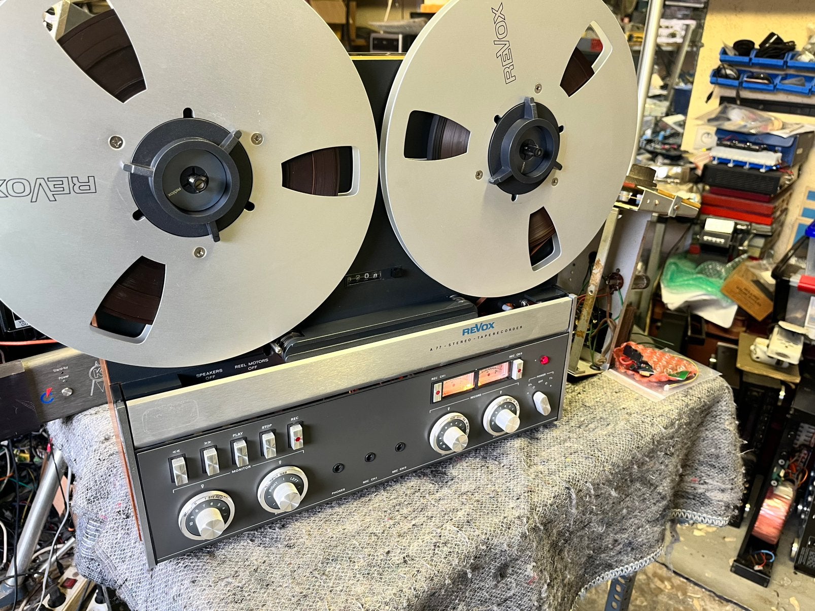 Magnétophone Hifi Revox A77, Enlèvement, Magnétophone, Avec bandes