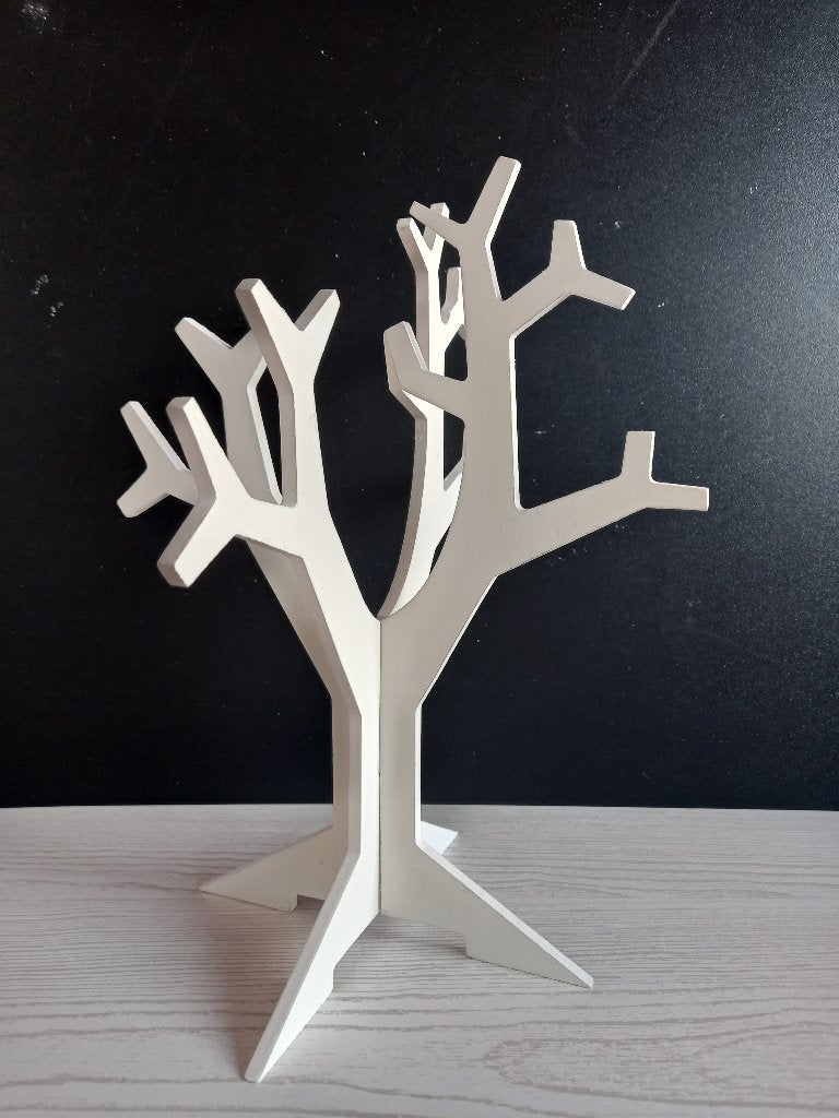 Juwelenboom, Ophalen of Verzenden, Zo goed als nieuw, Wit, Hout