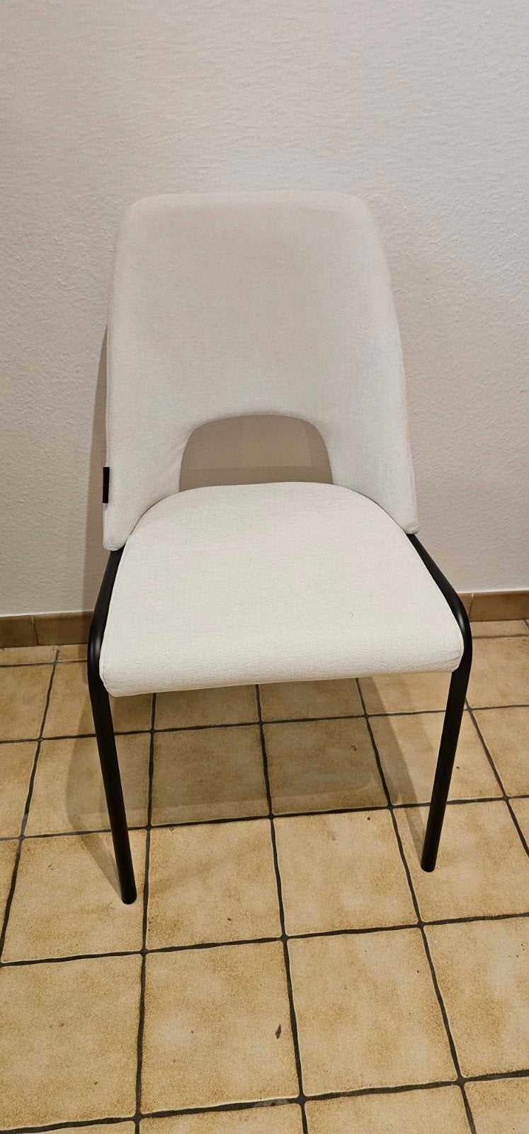 Lot de 6 chaises blanches neuves pour salle à manger, Maison & Meubles, Chaises, Enlèvement