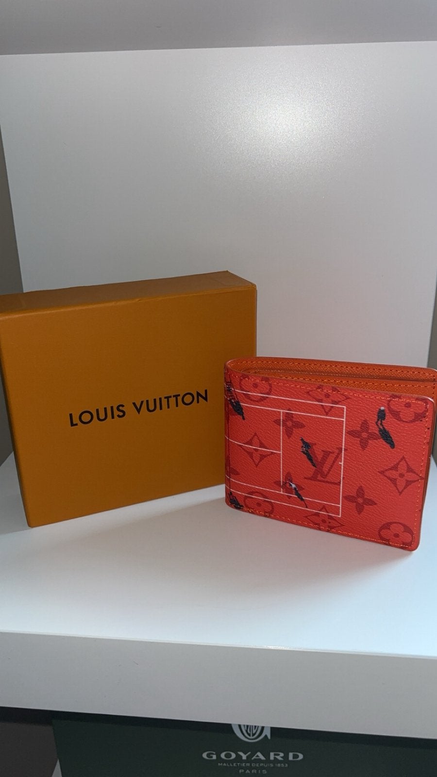 Lv Portemonnee, Verzenden, Nieuw, Rood, Leder