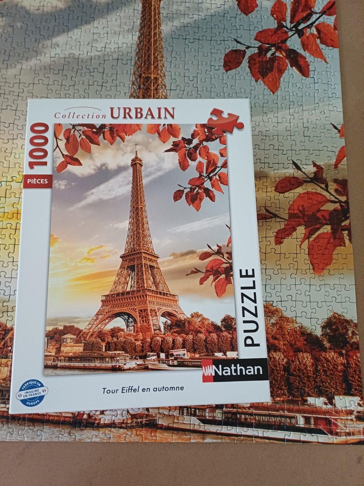 legpuzzel van Nathan 1000stukjes, Ophalen, 500 t/m 1500 stukjes, Zo goed als nieuw, Legpuzzel