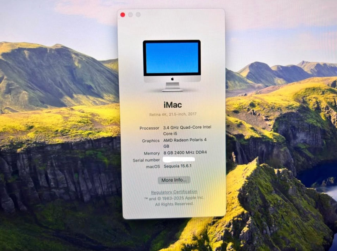 Imac 2017, Computers en Software, Ophalen, Zo goed als nieuw, 4 GB, IMac
