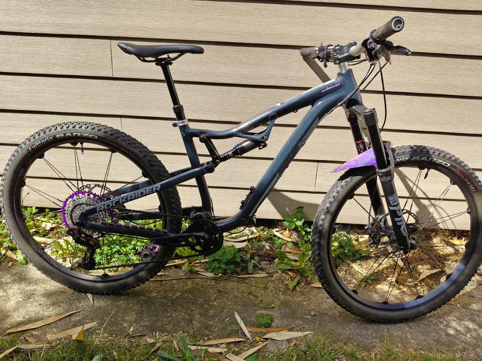 Rockrider AM FIFTY S, Fietsen en Brommers, Fully, Ophalen, Gebruikt, Schijfrem