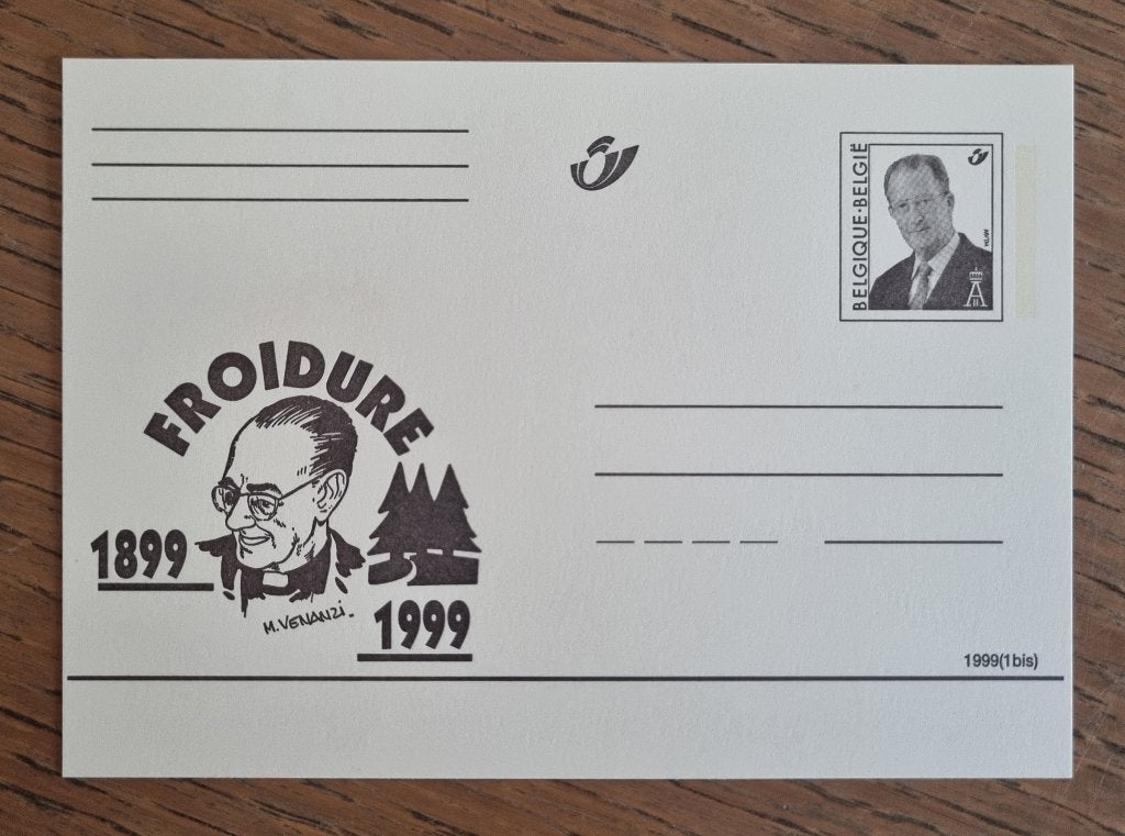Briefkaart Carte Postale ** Froidure 1899 - 1999, Verzenden, 1980 tot heden, Ongelopen, Politiek en Historie