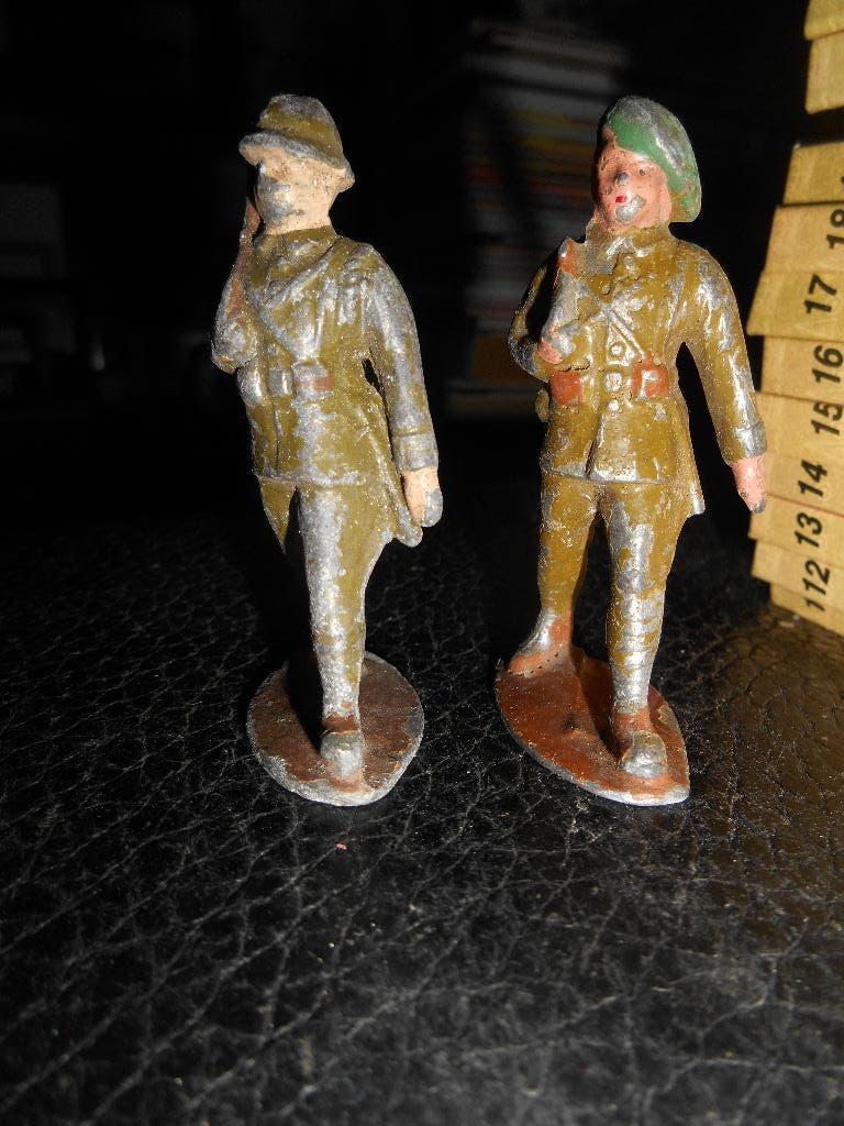 Lot de 2 soldat Anglais en plomb, Enlèvement ou Envoi