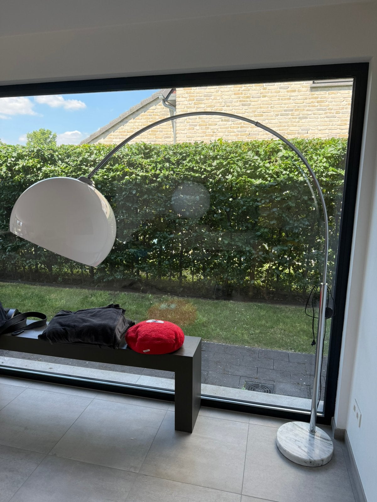 Booglamp mooie staat, Huis en Inrichting, Ophalen, Gebruikt, E27 (groot), Metaal