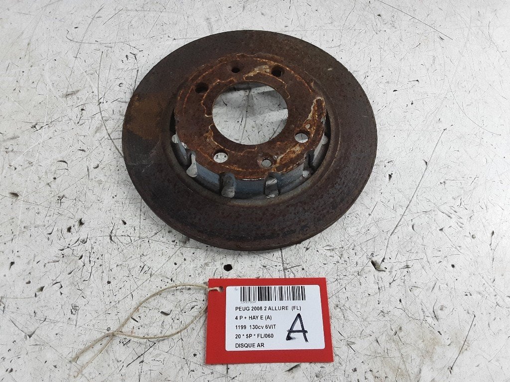 FREIN DISQUE ARRIÈRE Peugeot 2008 (UD / UK / UR / US / UX), Autos : Pièces & Accessoires, Freins & Transmission, Peugeot, Utilisé