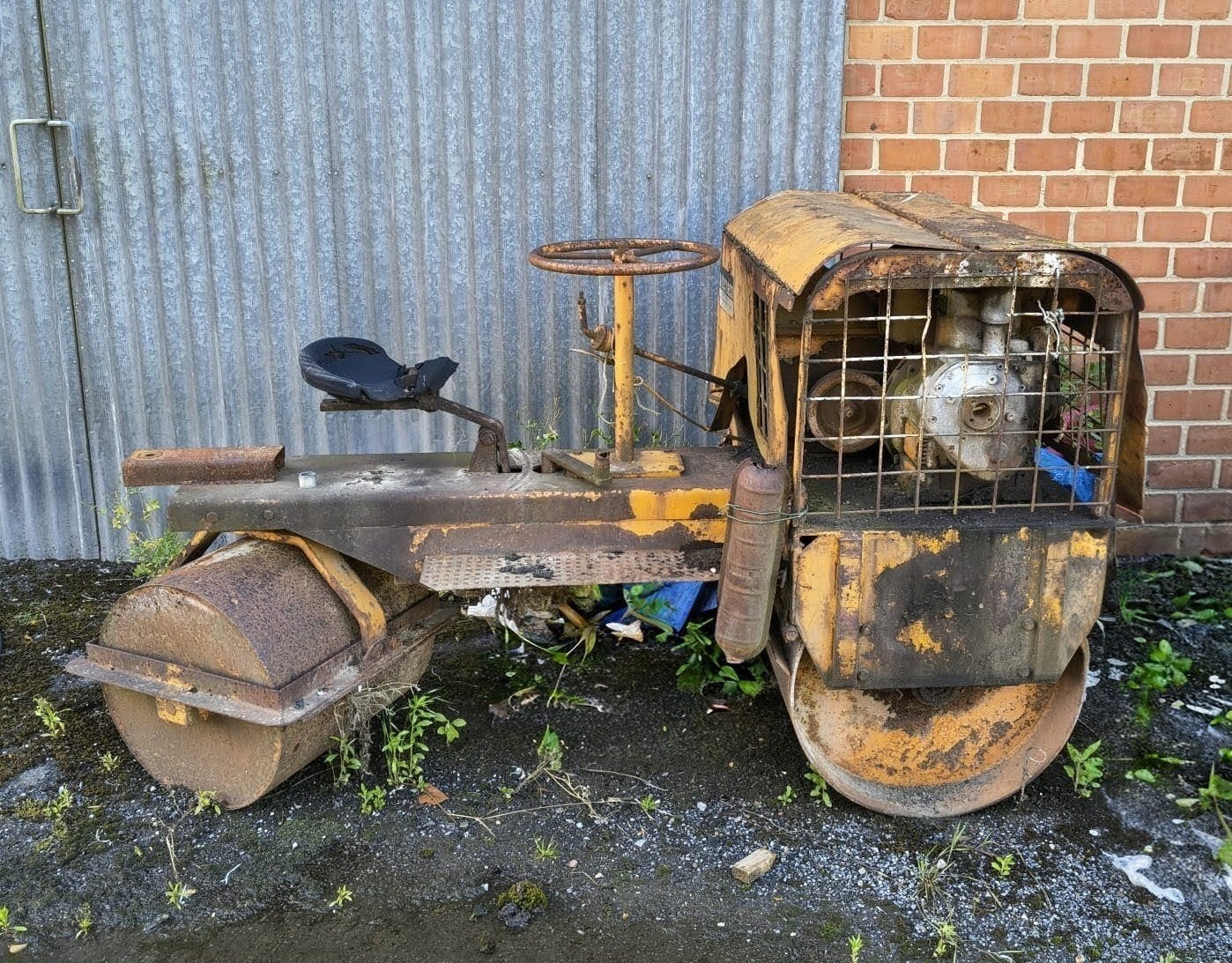Wals / Verdichter / Wegrol (diesel motor), Tuin en Terras, Ophalen, Gebruikt