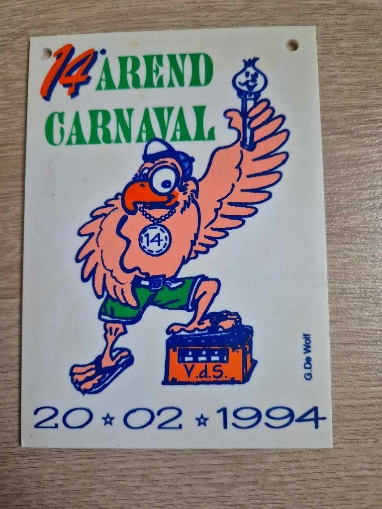 Carnaval medaille Aalst Arend 1994, Ophalen of Verzenden