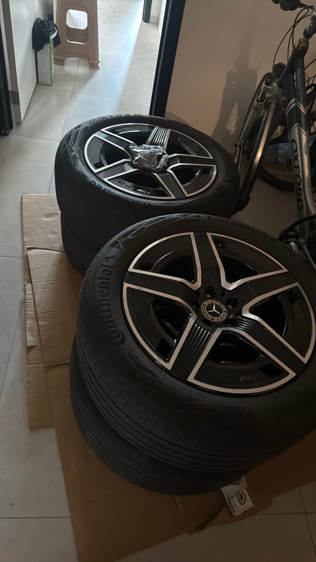 Mercedes 19 inch velgen 5x112, Ophalen, 19 inch, Velg(en)