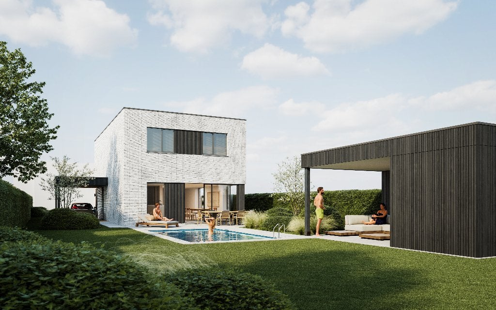 Moderne villa; mogelijkheid tot vrije realisatie, Koekelare, 180 m², 1000 tot 1500 m², Vrijstaande woning, 3 kamers