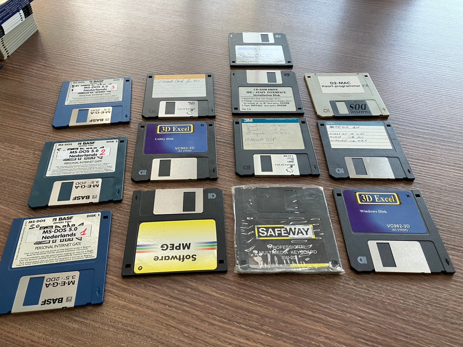 Vintage diskettes, Ophalen, Zo goed als nieuw