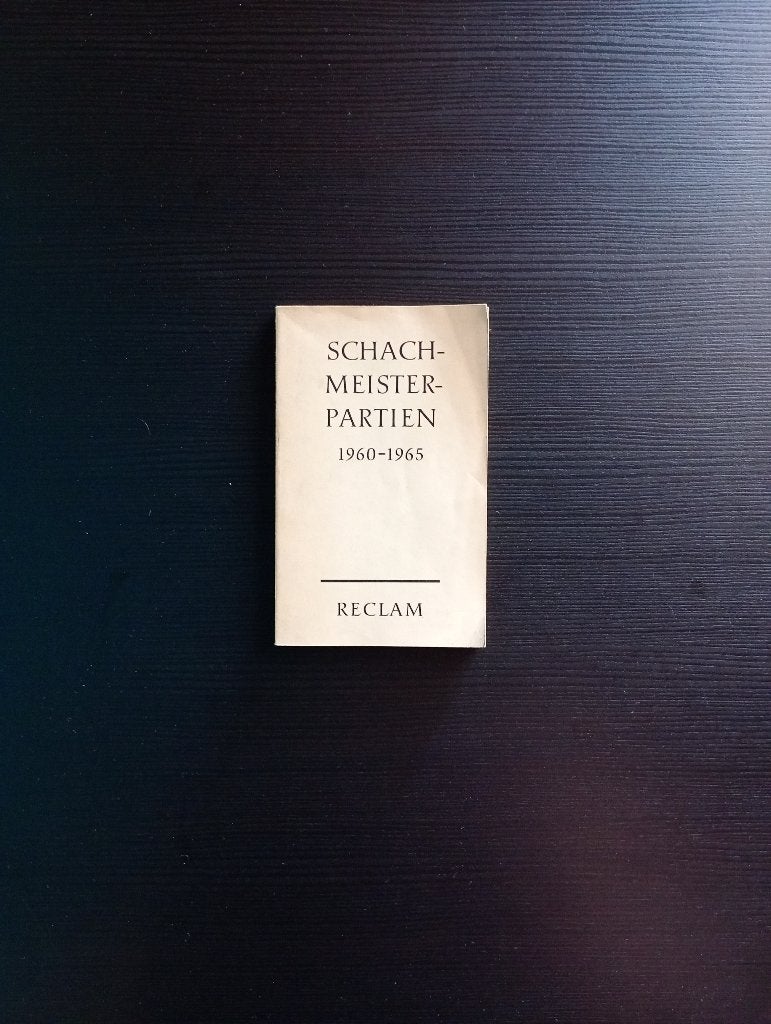 Schach meister partien 1960 1965, Enlèvement ou Envoi, Moins de 500 pièces, Comme neuf, Échecs