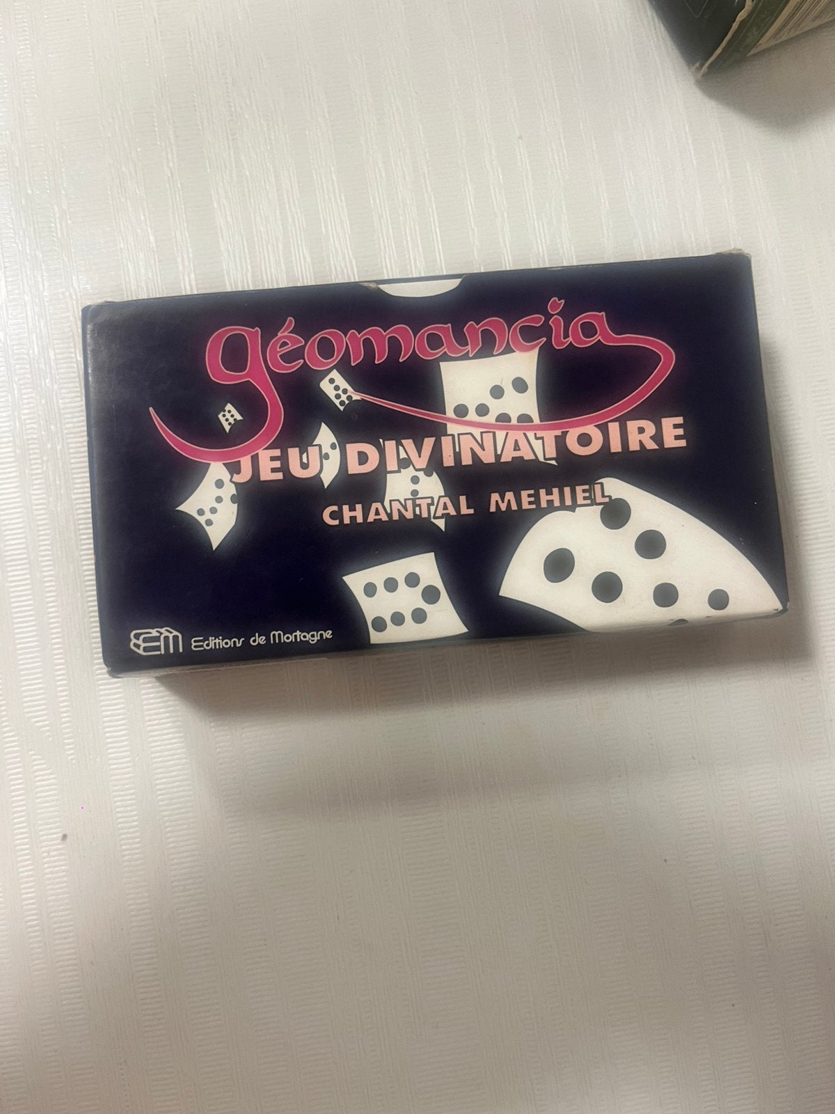 Géomancia Jeu divinatoire de Chantal Mehiel,  Éd Mortagne., Ophalen of Verzenden, Zo goed als nieuw