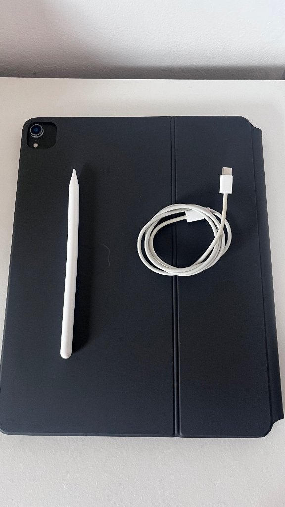 iPad Pro 12,9” – 3e generatie + Apple Pencil + toetsenbord, Computers en Software, Ophalen of Verzenden, Apple iPad Pro, 512 GB