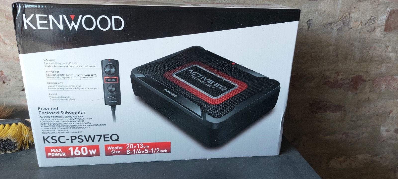 Kenwood KSC-PSW7EQ caisson, Auto diversen, Autospeakers