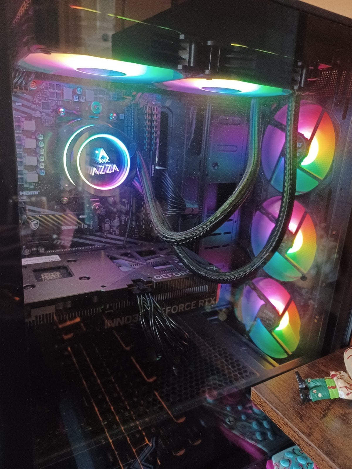 PC de jeu, écran, souris et clavier, Informatique & Logiciels, Enlèvement, Gaming
