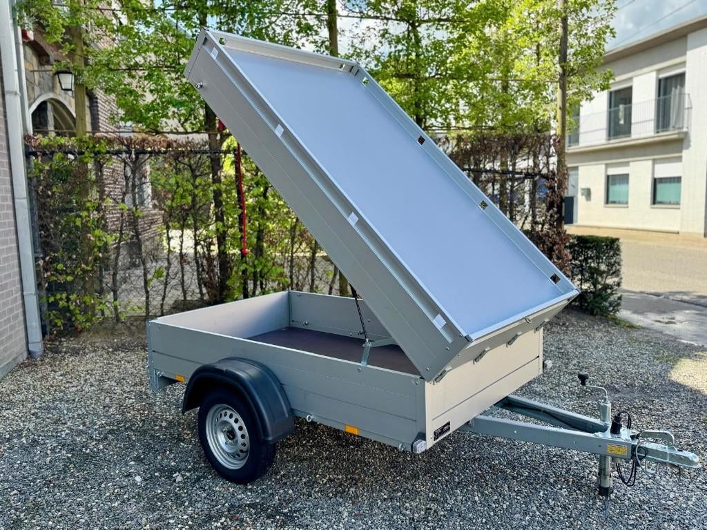 Overdekte bagagewagen te huur – ideaal vr vakantie & verhuis, Autos : Divers, Remorques, Enlèvement, Comme neuf