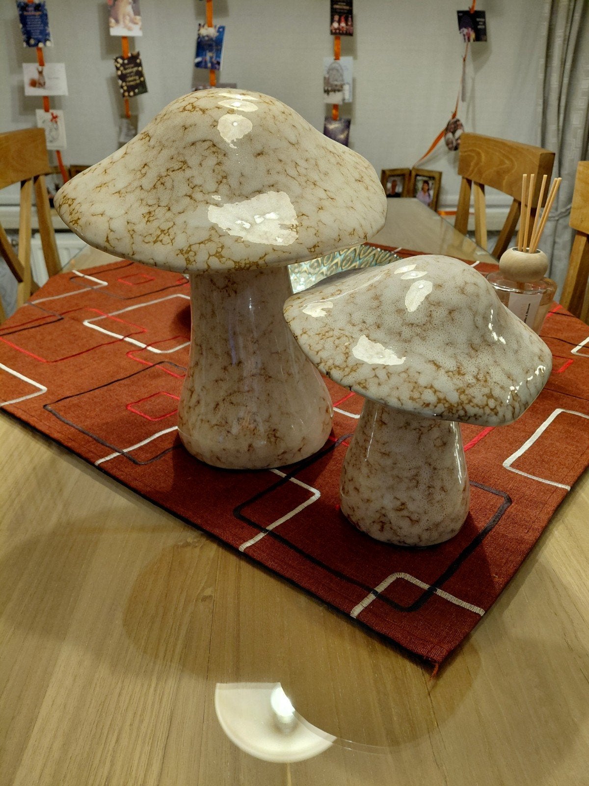 2 stuks paddestoel breekbaar, Ophalen