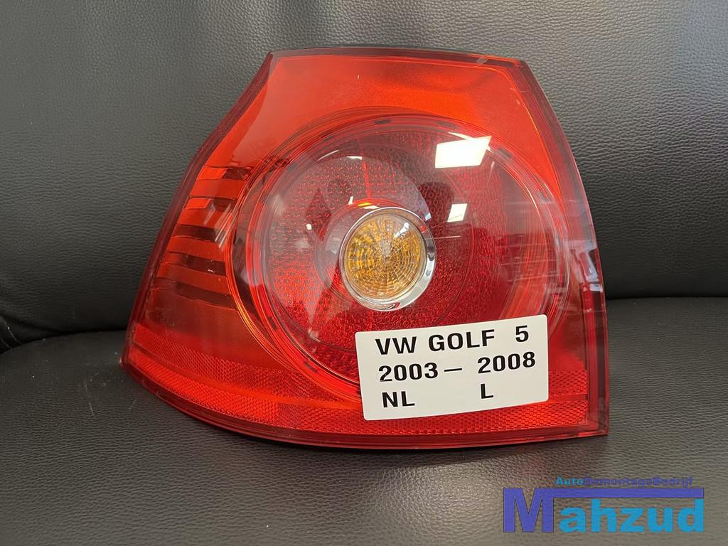 VW GOLF 5 Links buiten achterlicht 2003-2009, Gebruikt, Volkswagen, Volkswagen AG, Vw@volkswagen.de