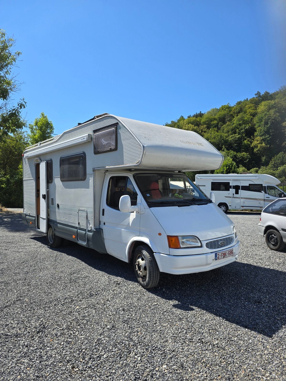 transit homologué 7+1 place contre 1 auto ou lots véhicules, Particulier, Te koop, Parkeercamera
