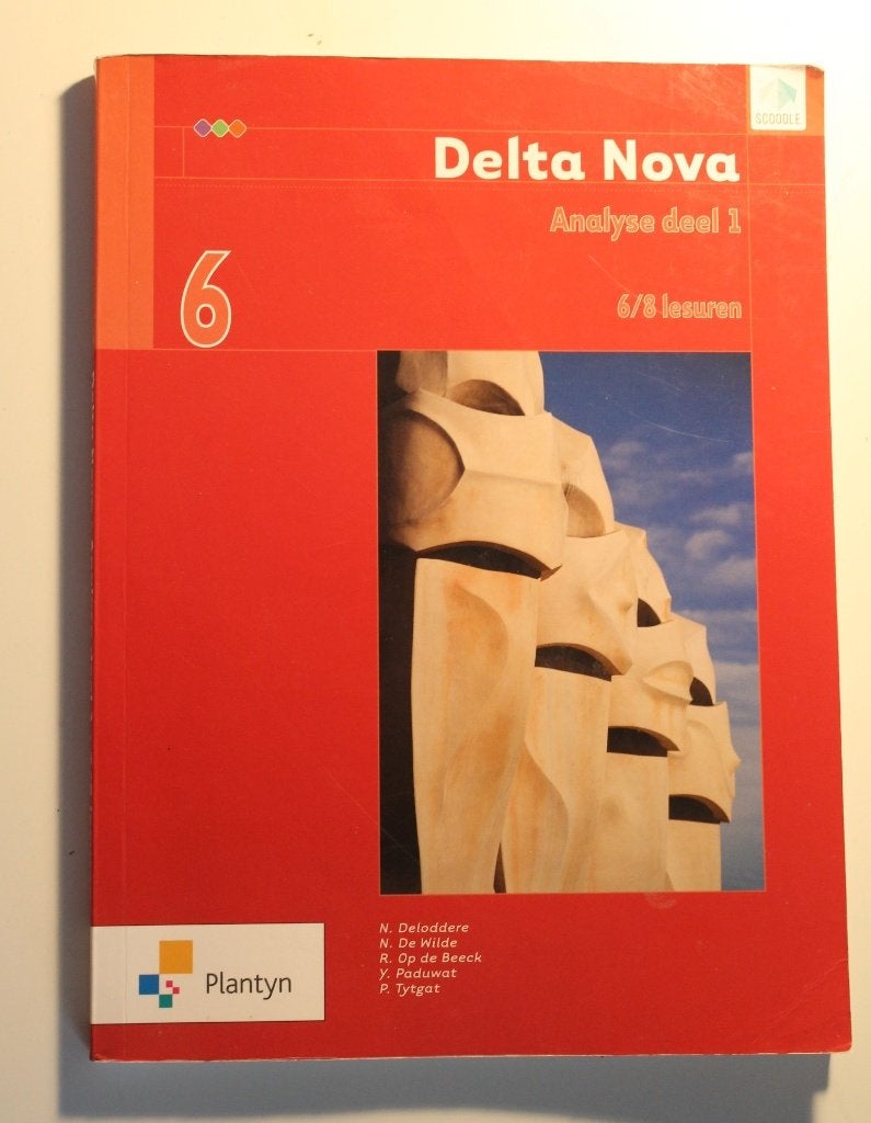 Delta Nova 6 Analyse deel 1 (6/8 lesuren), Boeken, Ophalen of Verzenden, Zo goed als nieuw, Wiskunde A, N. Deloddere