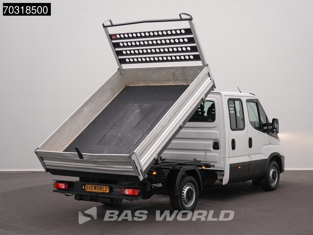 Iveco Daily 35S16 Automaat Driezijdige Kipper Dubbel Cabine, Auto's, Automaat, Stof, Gebruikt, Euro 6