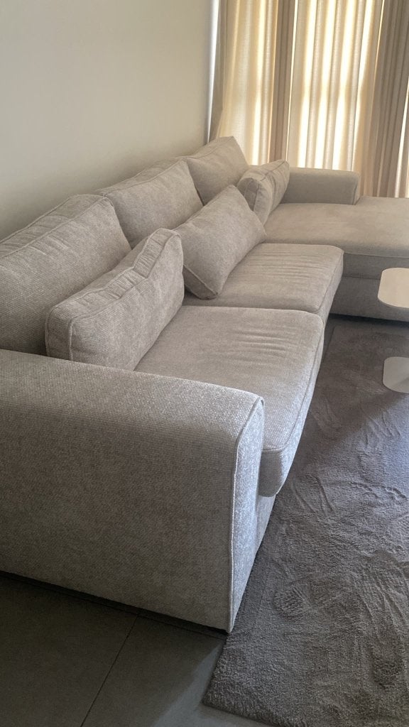 Zetel, Huis en Inrichting, Ophalen, Hoekbank, 300 cm of meer, Zo goed als nieuw