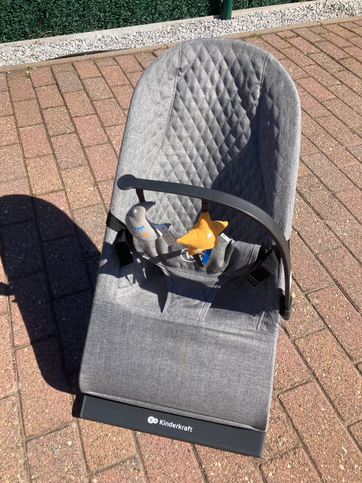 Kinderkraft wip- en ligstoel, Enfants & Bébés, Relax bébé, Comme neuf, Chaise rebondissante, Autres marques, Réglable, Enlèvement