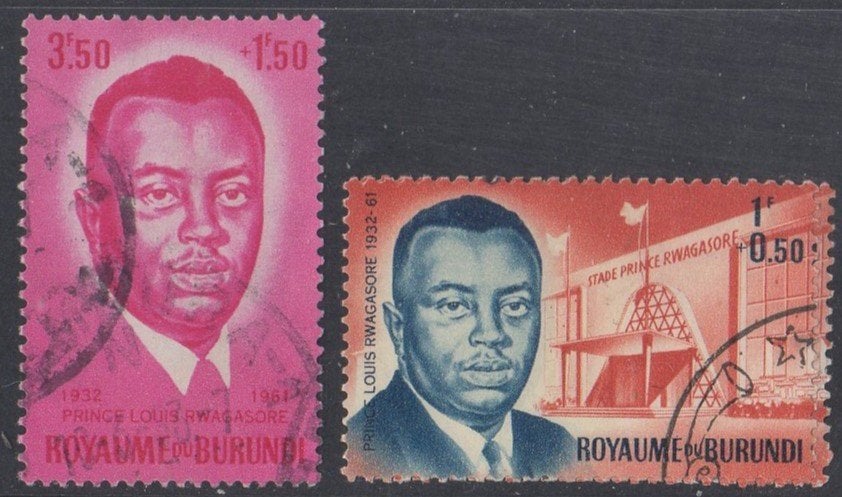 Burundi - Prins Louis Rwagasore - 1963, Ophalen of Verzenden, Gestempeld