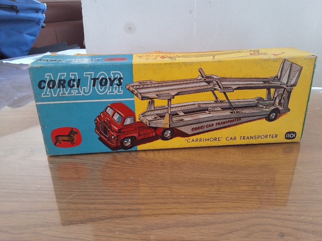 camion de transport automobile corgi-toys 1101, Enlèvement ou Envoi, Utilisé, Bus ou Camion, Corgi
