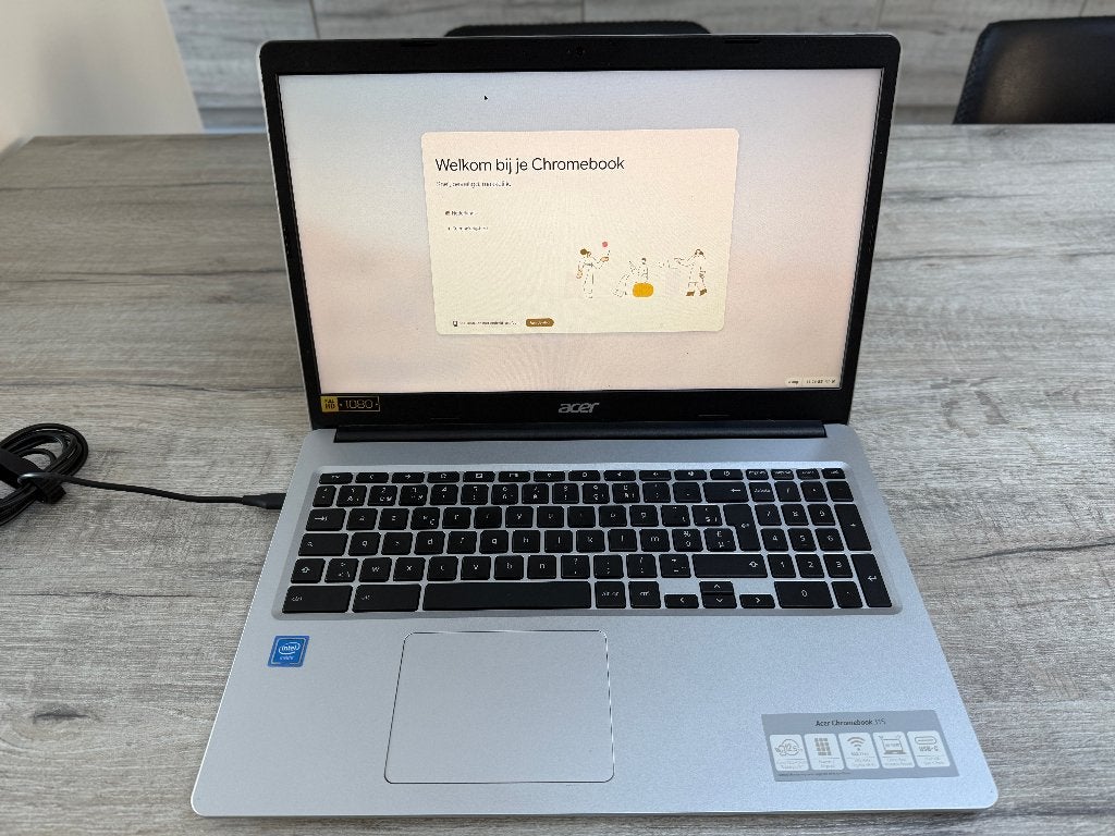 Acer Chromebook 315 CB315-3H-C11F Azerty, Informatique & Logiciels, 15 pouces, 64 GB, Comme neuf, Enlèvement